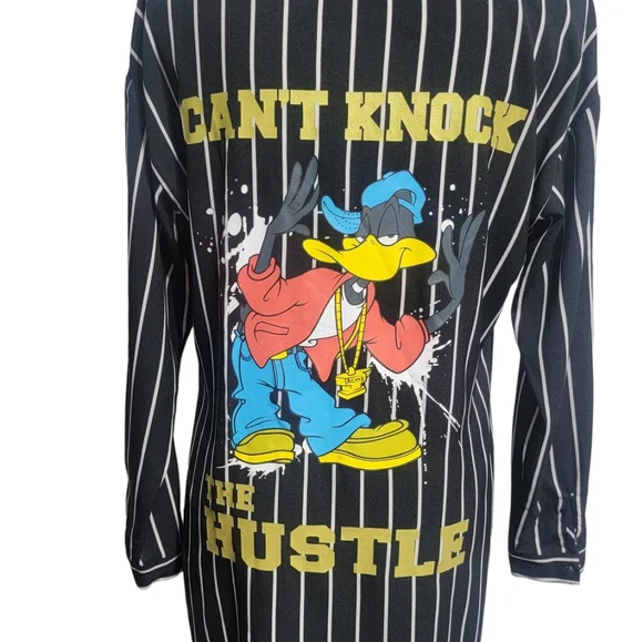 LOONEY TUNES* Striped Shirt - Picture 2 of 4